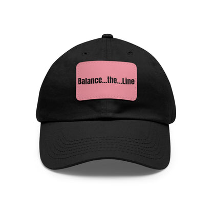 "Balance...the...Line" Statement Cap — Black Dad Hat