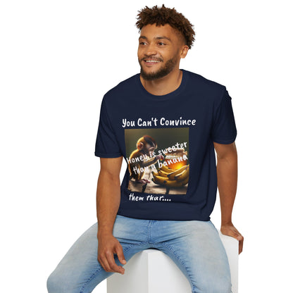 Honey and Banana Graphic T-Shirt — "You Can't Convince"