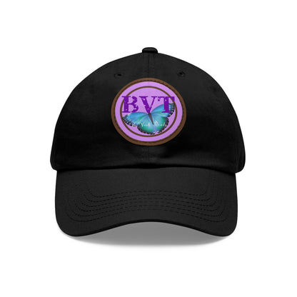 Butterfly Patch Dad Hat — BVT Logo Black Cap
