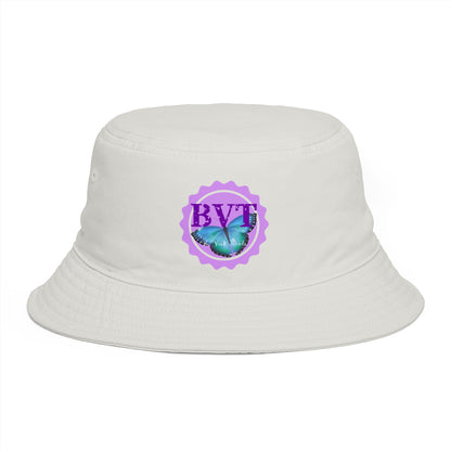 BVT Butterfly Logo Bucket Hat — Casual Sun Hat
