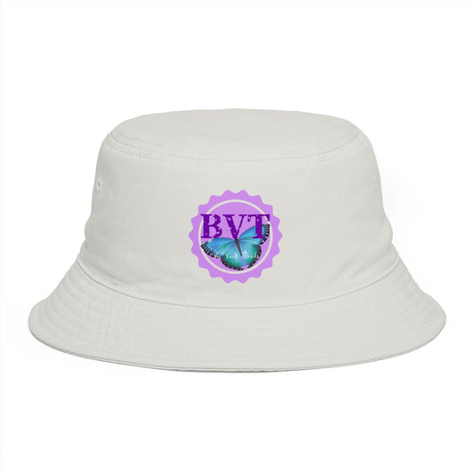 BVT Butterfly Logo Bucket Hat — Casual Sun Hat