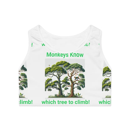 Monkeys Know Sports Bra