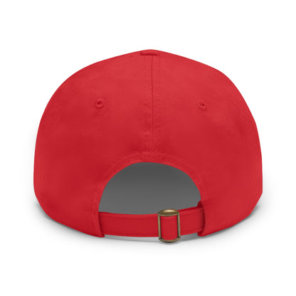 Ba Vuzi Trends Hat Leather Patch (Rd)