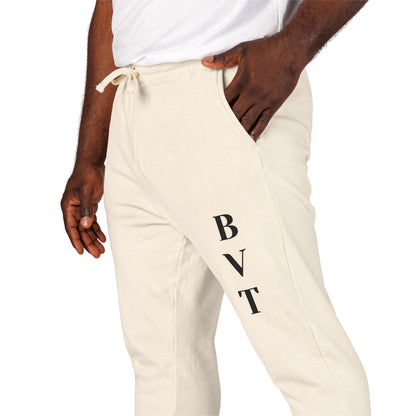Unisex Fleece Sweatpants  BVT Garment-Dyed