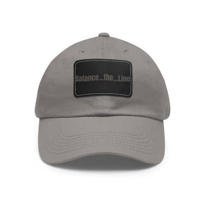 "Balance...the...Line" Statement Cap —  Gray Dad Hat