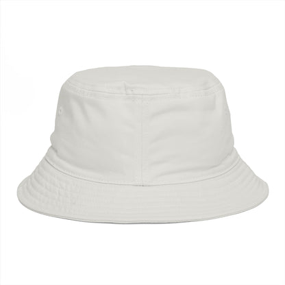 BVT Monogram Bucket Hat — Brown Casual Streetwear Sun Hat