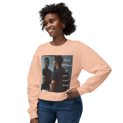 Look Within Unisex  Crewneck Sweatshirt