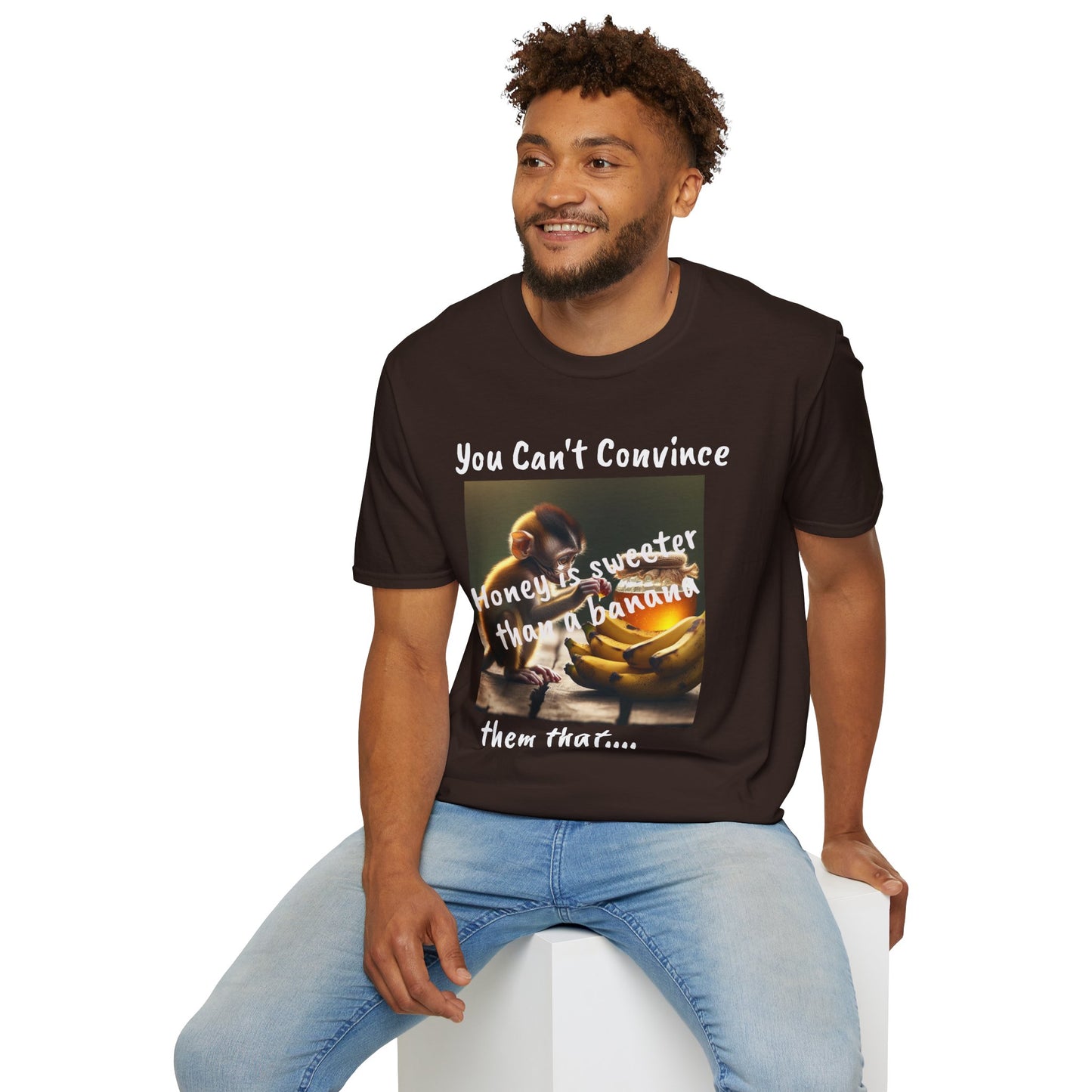 Honey and Banana Graphic T-Shirt — "You Can't Convince"