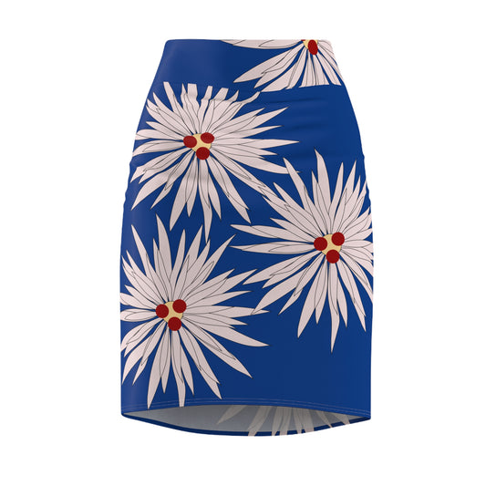 Floral Print Women's Pencil Skirt B