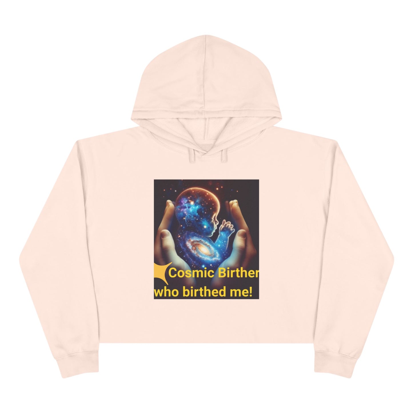 Cosmic Birther Hoodie | Creator Hands Graphic