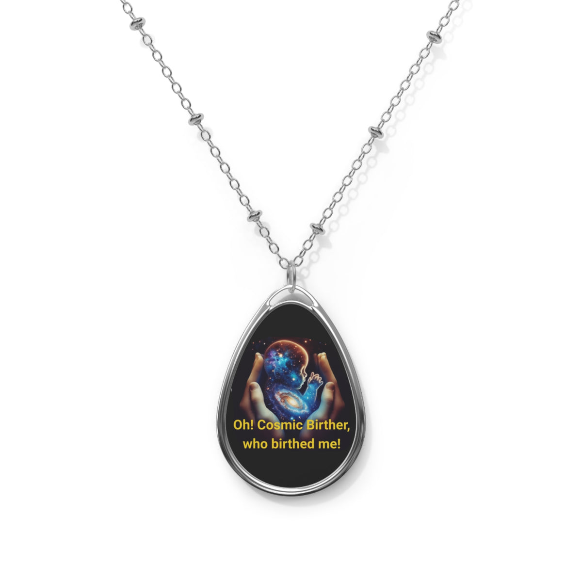 Cosmic Birther Oval Necklace