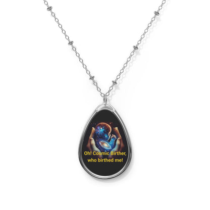 Cosmic Birther Oval Necklace