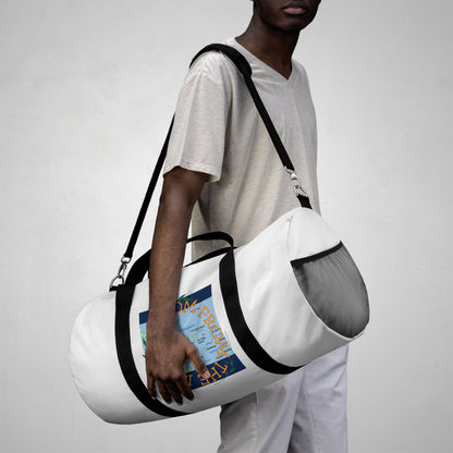 Travel Duffel Bag — 'The World Is Yours' Map Graphic