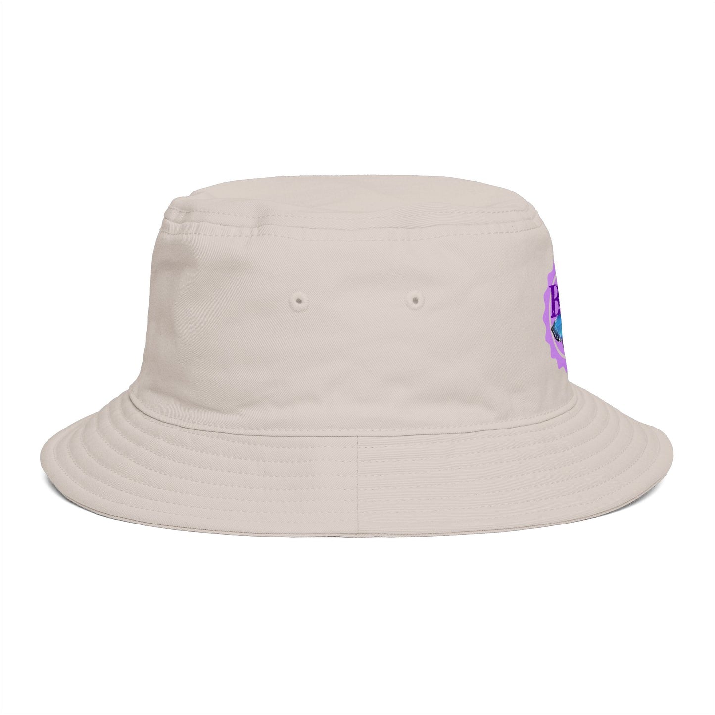 BVT Butterfly Logo Bucket Hat — Casual Sun Hat