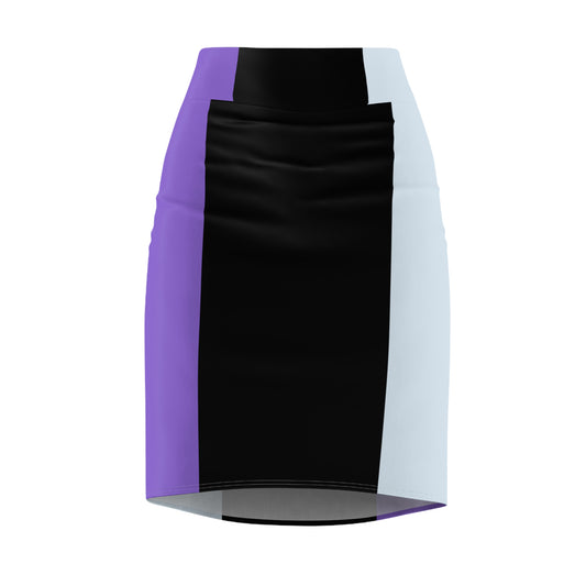 Color Block Women's Pencil Skirt PBB