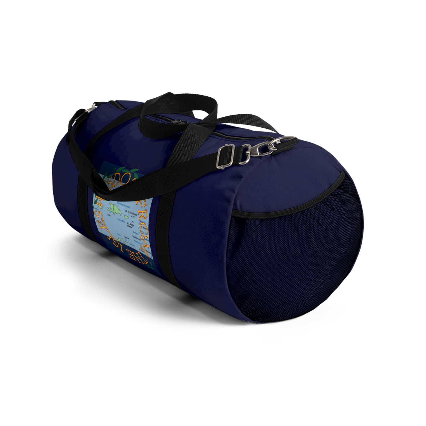 Travel Duffel Bag — Wisdom from the Isles Map Navy