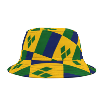 Saint Vincent Hat Lg Patterned Bucket