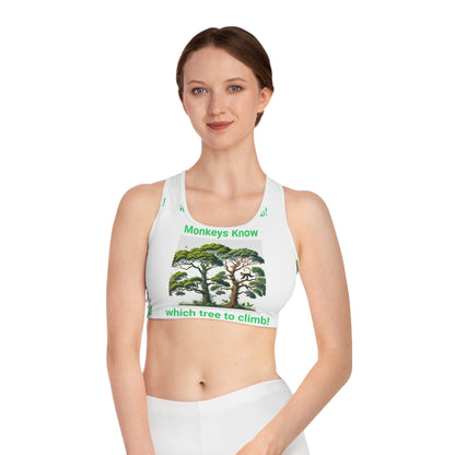 Monkeys Know Sports Bra