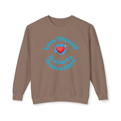 Love Thyself Unisex Lightweight Sweatshirt