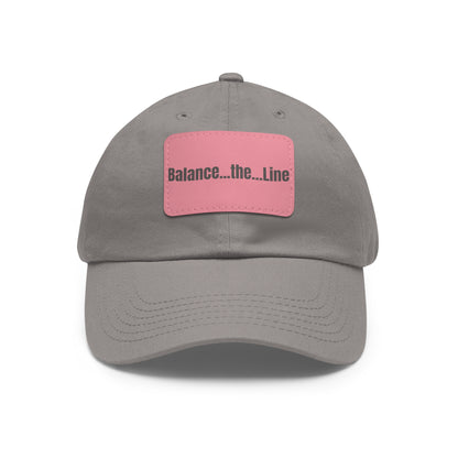 "Balance...the...Line" Statement Cap —  Gray Dad Hat