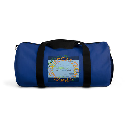 Wisdom from the Isles Duffel Bag (Blue)