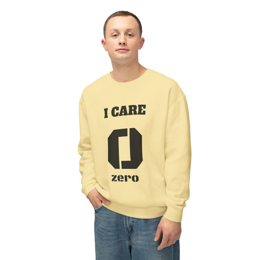I Care 0 Crewneck Sweatshirt