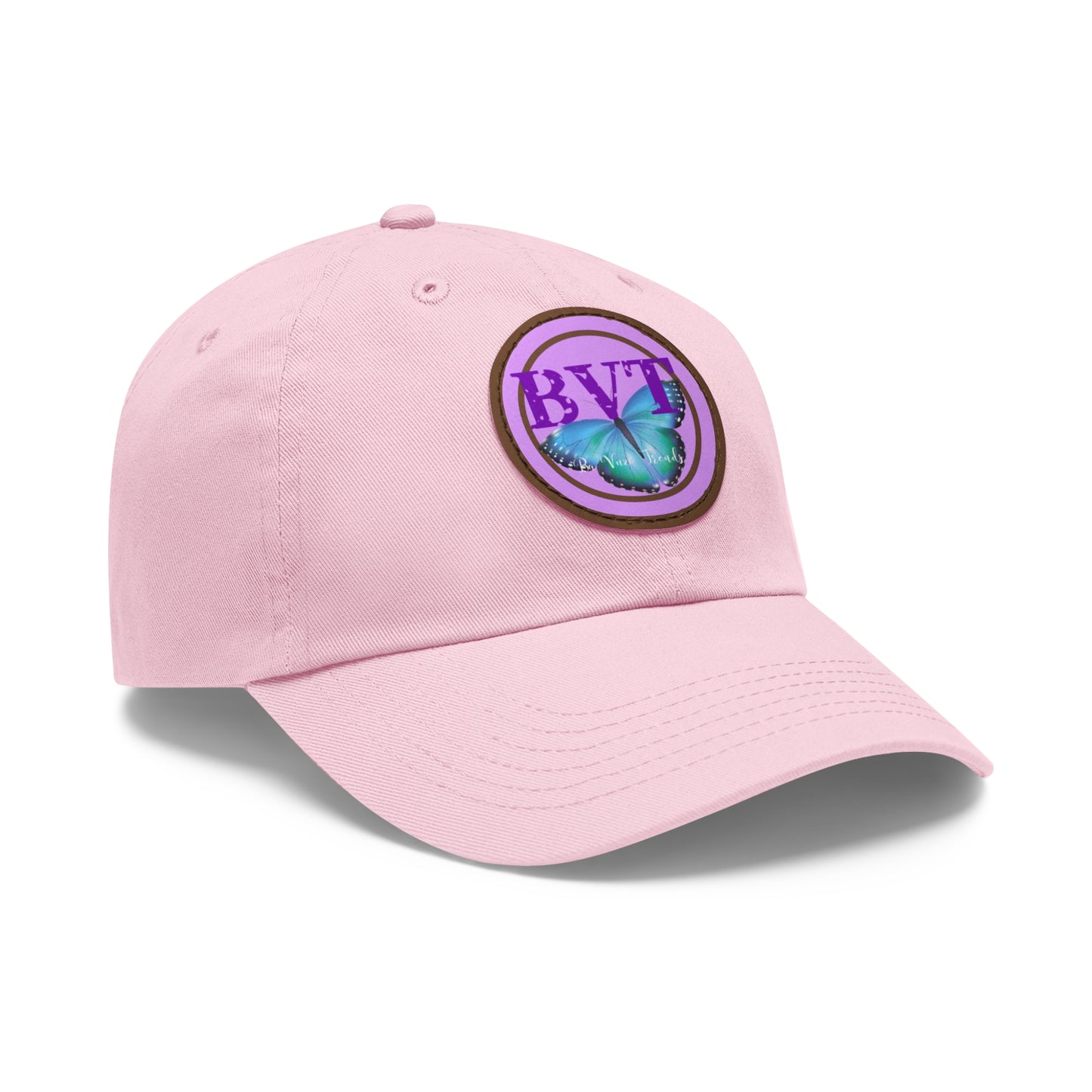 Butterfly Patch Dad Hat — BVT Logo Pink Cap