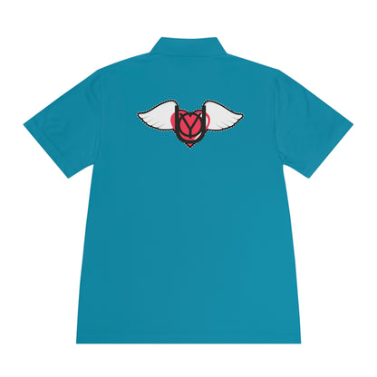 EMbrace The You Men's Sport Polo Shirt (Logo)
